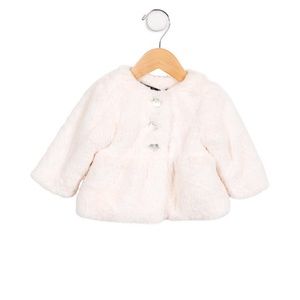 Lili Gaufrette faux fur swing jacket